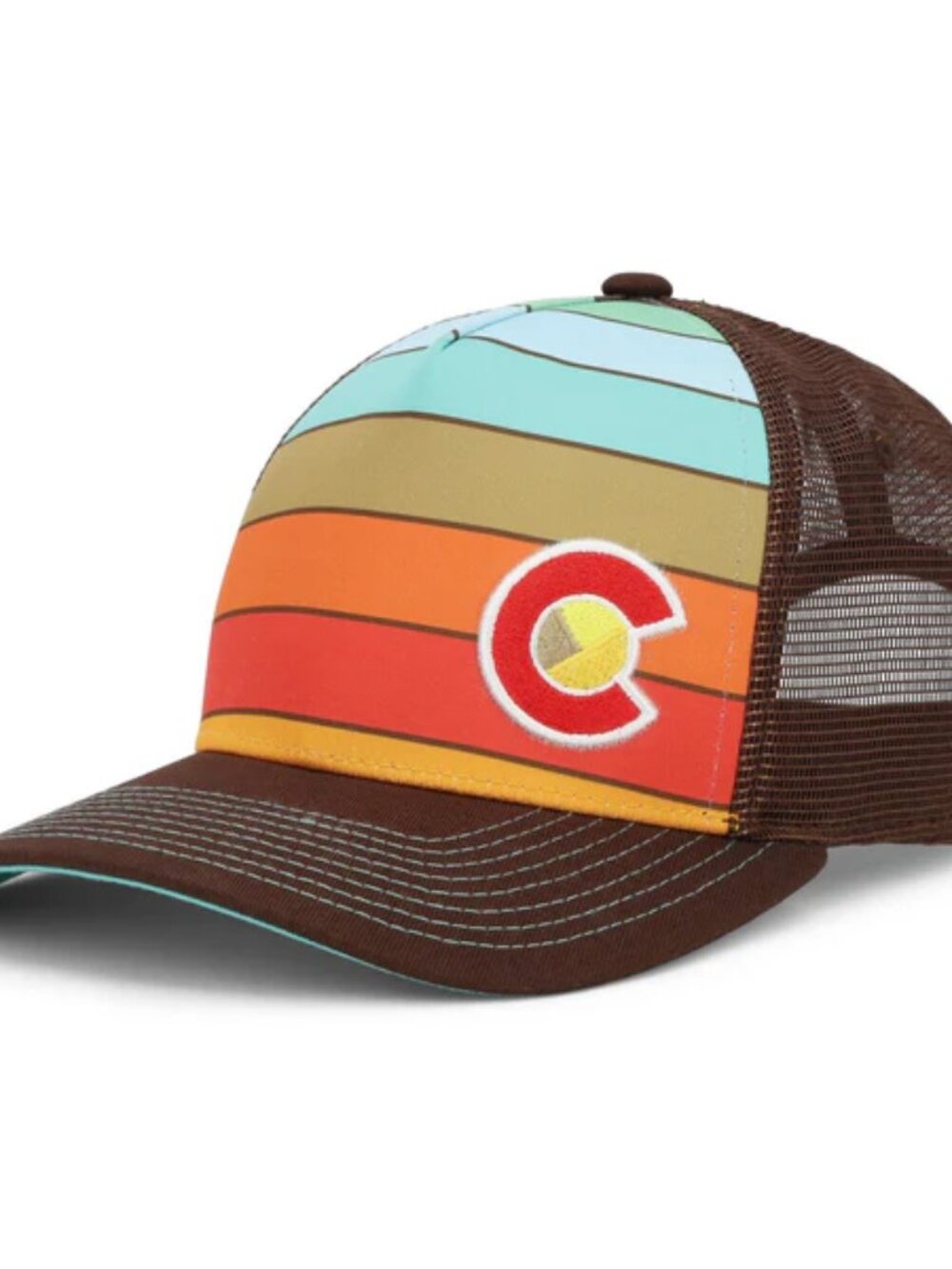 NEW YoColorado Wanderlust Fader Trucker Adjustable Cap Hat Regular Fit Adult